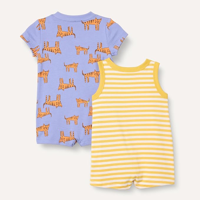 Amazon Essentials Unisex Babies' Cotton Jersey Sleeveless and Short-Sleeve - Image 2