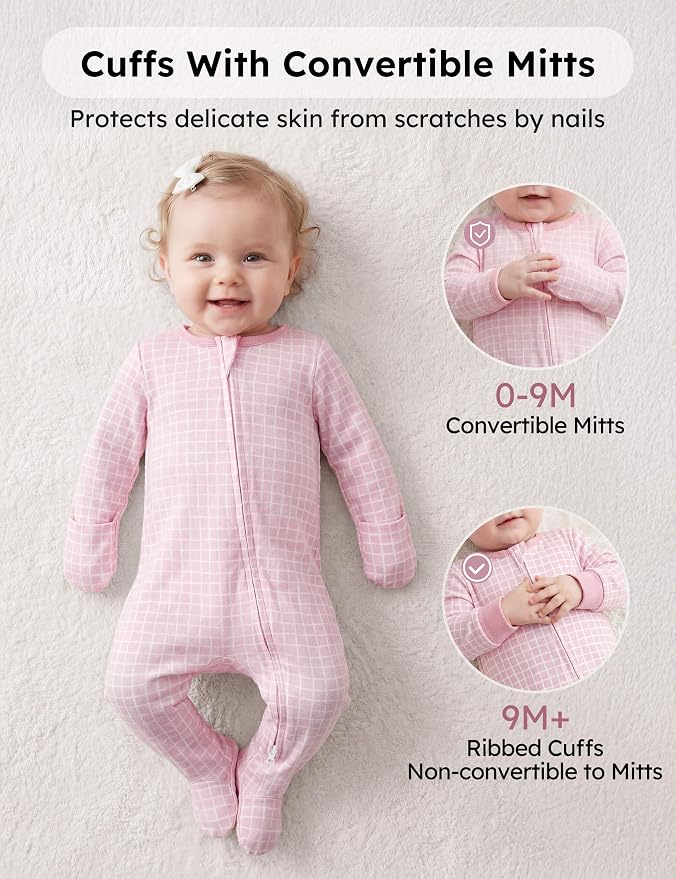 Yoofoss Baby Pajamas 100% Organic Cotton Baby Sleepers - Image 5