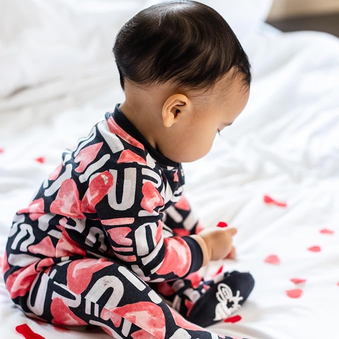 Burt's Bees Baby Boys' Organic Cotton, Sleep and Play Footed Pajamas | Easy zip - Image 3