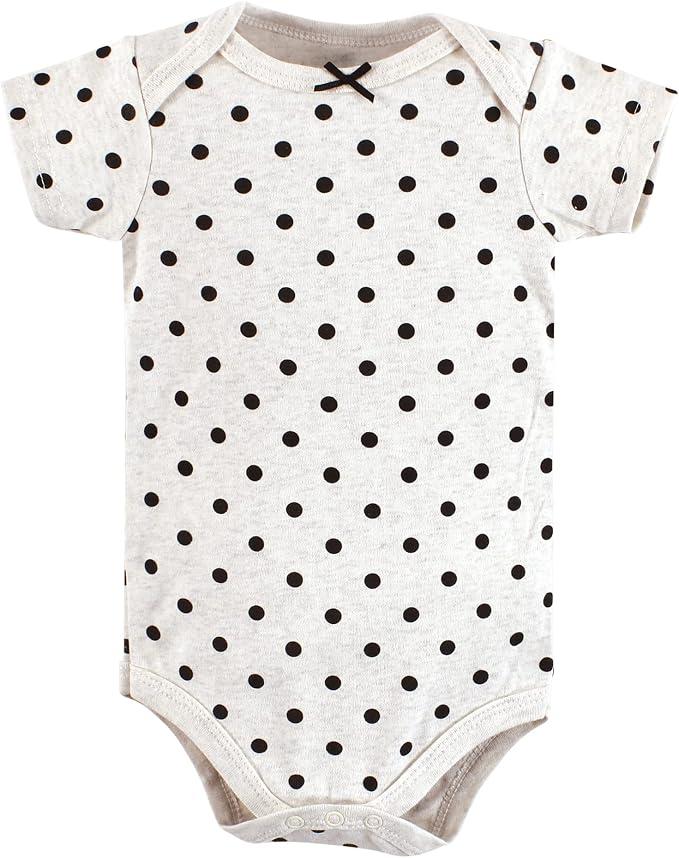 Hudson Baby Baby Girls' Cotton Bodysuits 7-pack - Image 3