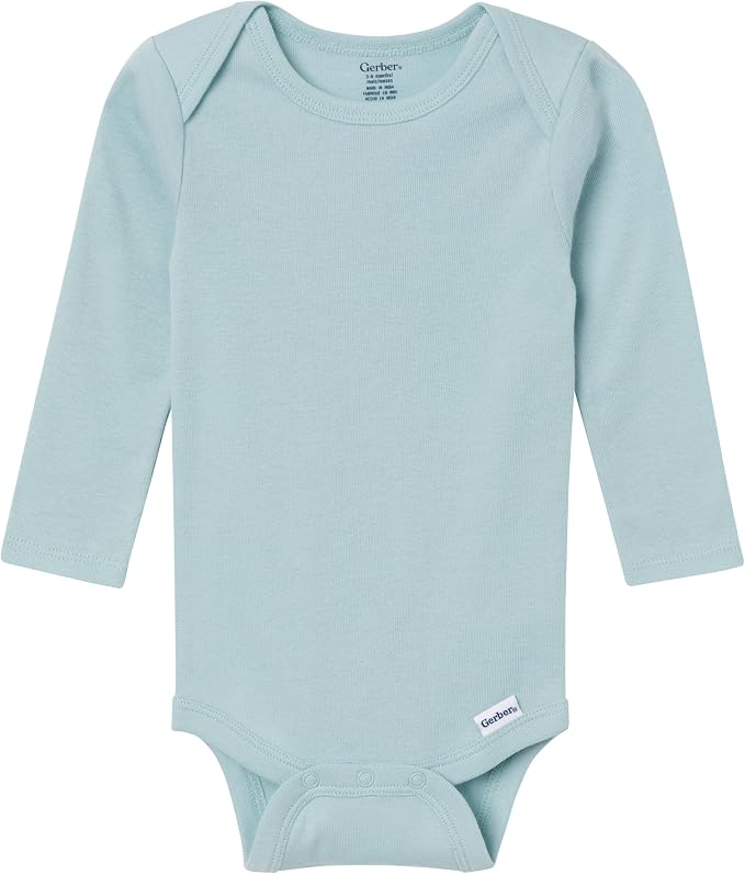 Gerber Baby 6 Pack Long-sleeve Onesies Bodysuit - Image 3