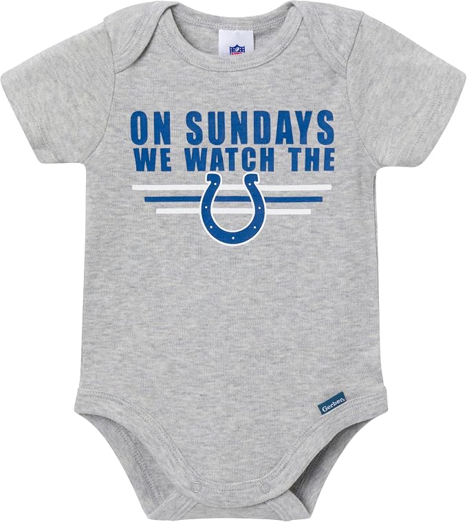 Gerber NFL Baby Boys 3-Pack Onesie Bodysuit - Image 4