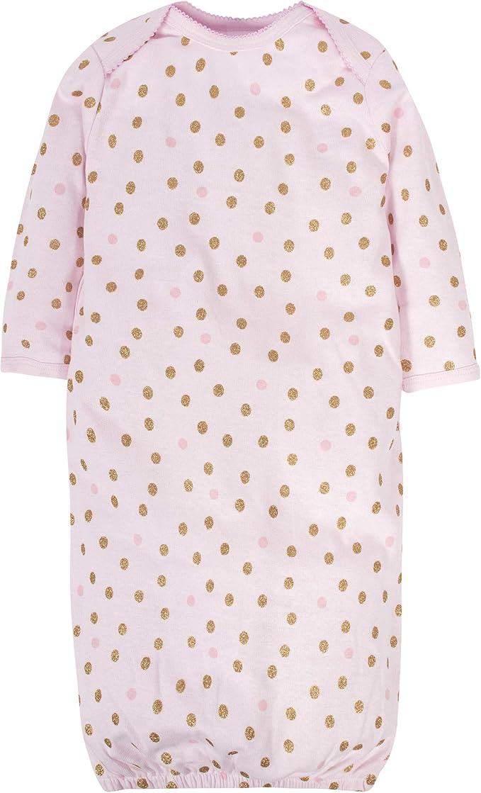 Gerber Baby Girls' 4-pack Sleeper Gown - Image 2