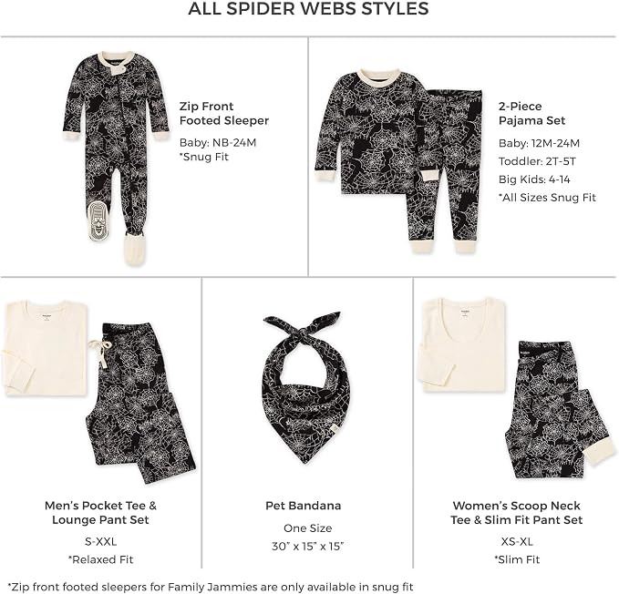 Burt's Bees Baby Matching Family Jammies, Organic Cotton, Holiday Pajamas - Image 2