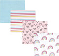 Hudson Baby Unisex Baby Cotton Flannel Receiving Blankets, Modern Rainbow by HudsonBaby
