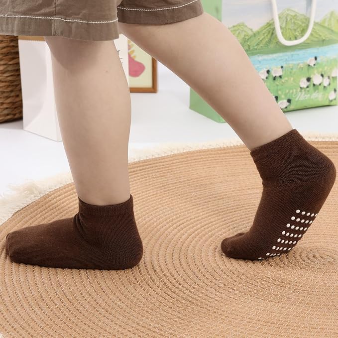 Baby Non-Slip Ankle Socks 12 Pack Soft Cotton - Image 3