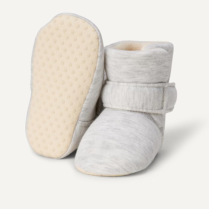Amazon Essentials Unisex Babies' Soft Hook & Loop Booties, Infant Crib Shoes - Image 6