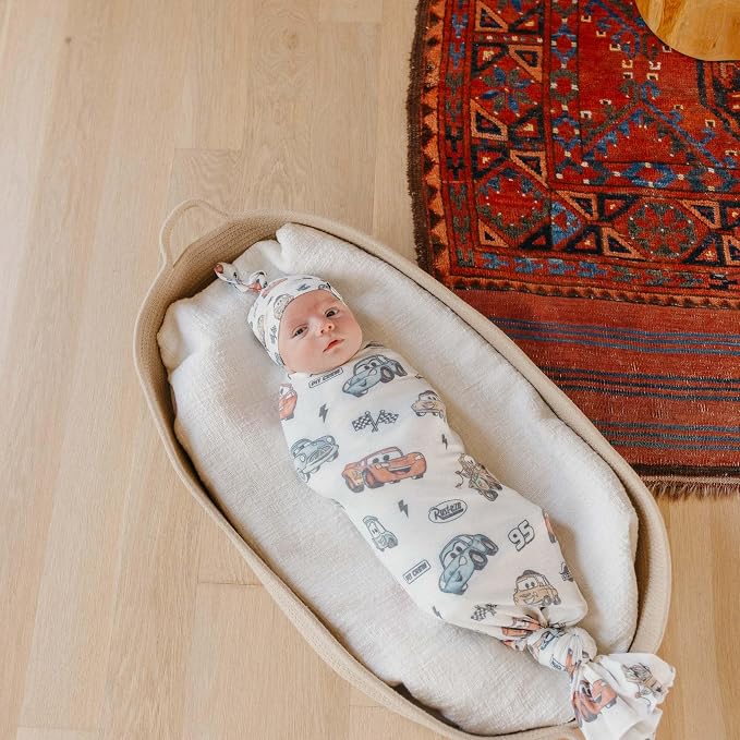 Copper Pearl Swaddle Blankets for Newborns | Soft Stretchy Receiving Blankets - Image 3