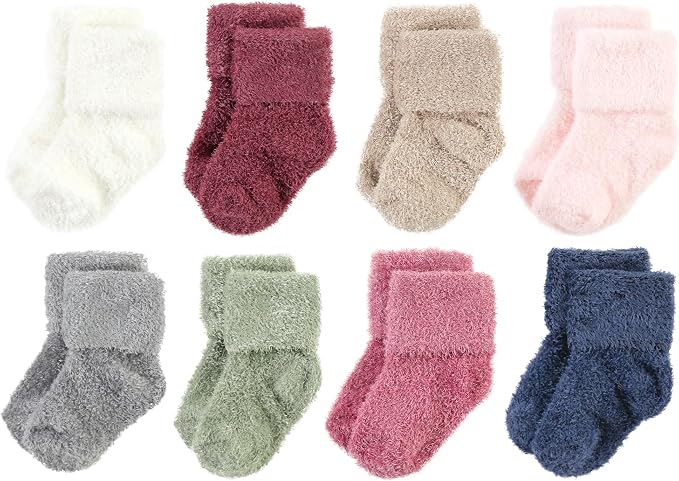 Hudson Baby Baby 8-pack Cotton Rich Newborn and Terry Socks by HudsonBaby