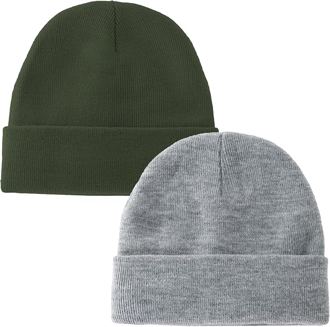 ROYBENS 100% Cotton Baby Beanie Cute Toddler Winter Hat Knit Caps Ages 0-8 | by ROYBENS