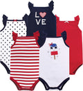 Hudson Baby Unisex Baby Cotton Sleeveless Bodysuits by HudsonBaby