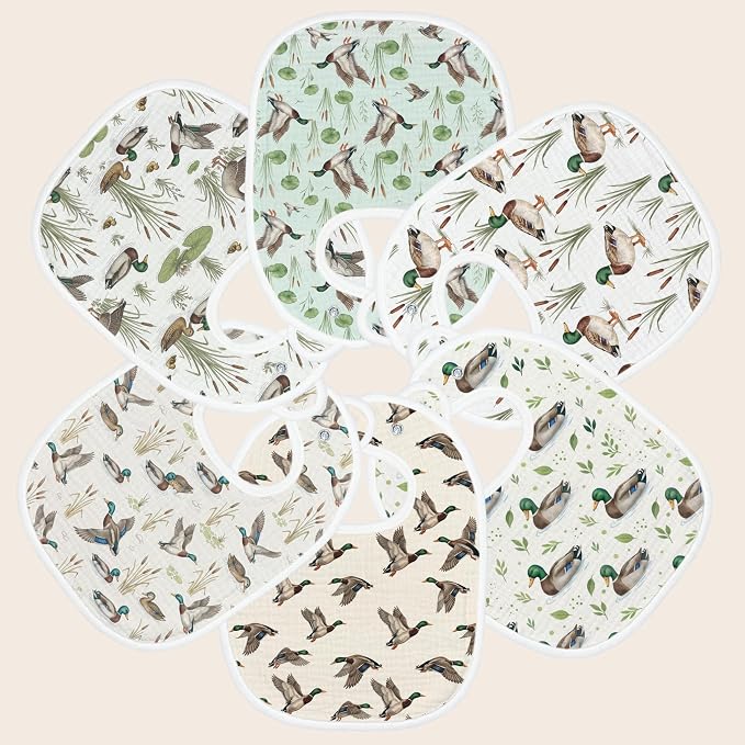 Baby Bibs for Baby Boys Girls 6-Pack - Image 5