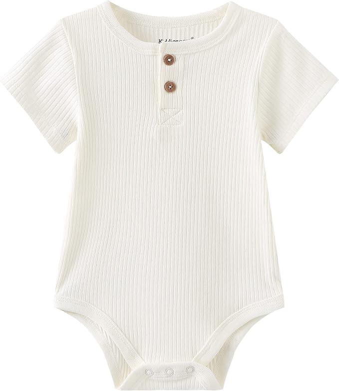 Kiddiezoom Newborn Baby Unisex Cotton One-Piece Bodysuits Baby Gift 5-Pack Baby - Image 2