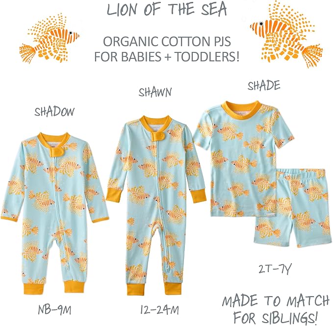 Butterblu Shadow Sleep & Play 100% Cotton Footless Two Way Zip Front PJs - Image 7