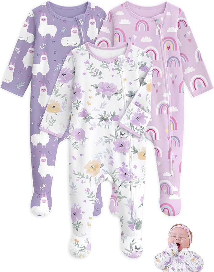 Unnivoll Baby Sleepers 100% Cotton Baby Pajamas Baby Boys Girls Clothes | by Unnivoll