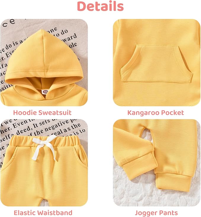 Aalizzwell Infant Baby Winter Hoodie Outfit - Image 4