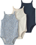 little planet by carter's Unisex Baby 3-pack Short Sleeve Bodysuits Made by LittlePlanet