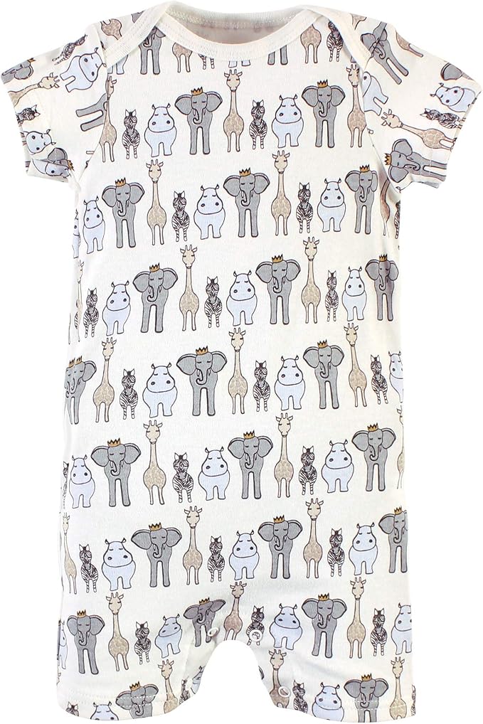 Hudson Baby Unisex Cotton Rompers - Image 3