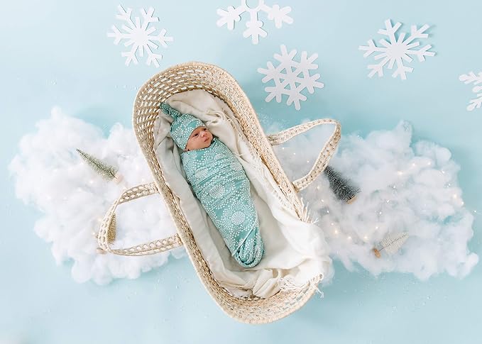 Copper Pearl Swaddle Blankets for Newborns | Soft Stretchy Receiving Blankets - Image 5
