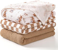 lulumoon Muslin Swaddle Blanket Baby: Cotton Receiving Wrap by Lulumoon