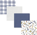 Hudson Baby Unisex Baby Cotton Poly Flannel Receiving Blankets, Construction by HudsonBaby