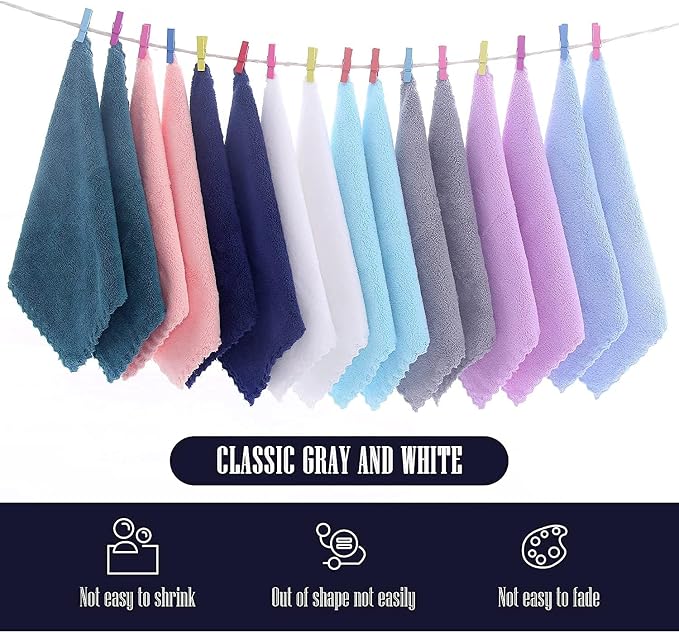 16 Pack Baby Washcloths burp cloths - Image 6