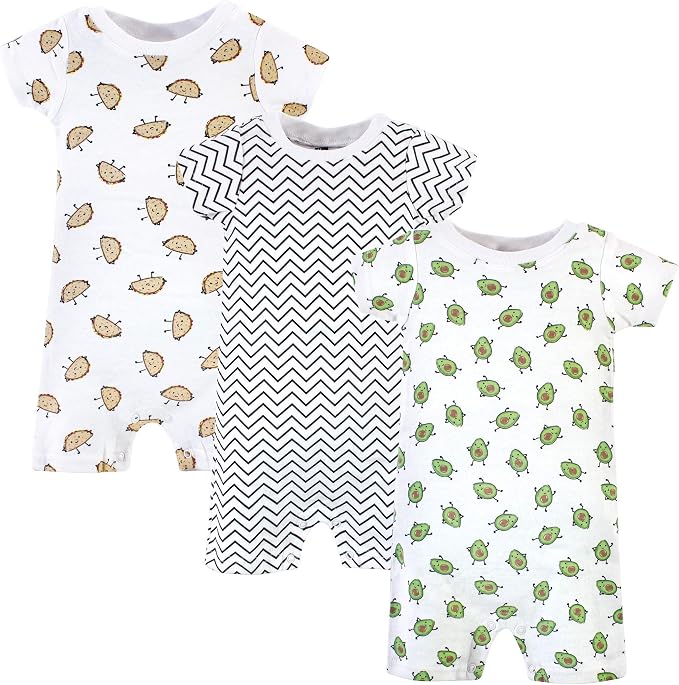 Hudson Baby Unisex Cotton Rompers by HudsonBaby