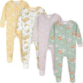 Gerber Baby Girls 4-pack Footed Pajamas by Gerber