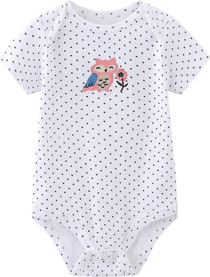 Baby Layette Set Baby Boys' 9-Piece Bodysuits Pants Set Toddler Girl Boy Unisex Baby Gift Sets