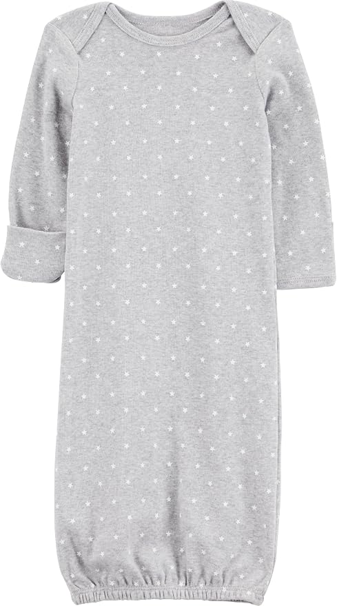 Simple Joys by Carter's Baby 3-pack Neutral Cotton Sleeper Gown - Image 2