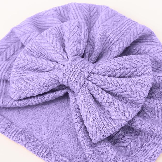 Newborn Baby Hats and Mittens Set Infant Bow Beanie Cap Toddler Gloves Newborn - Image 3
