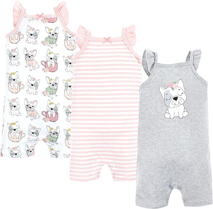 Hudson Baby Unisex Cotton Rompers by HudsonBaby