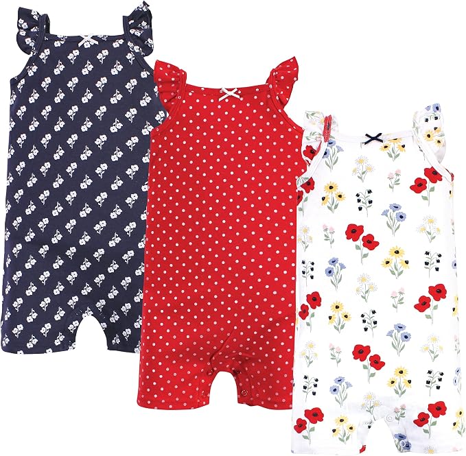 Hudson Baby Unisex Cotton Rompers - Image 2