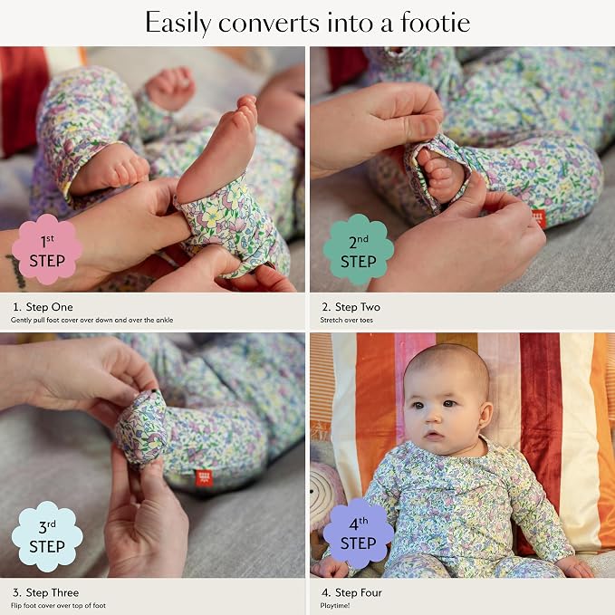 Magnetic Me Cloudstretch 4-Pack Bundle | Magnetic Baby Footie Pajamas - Image 4