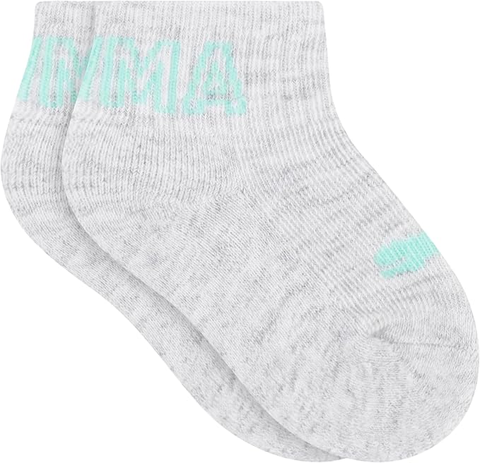 PUMA Unisex Baby 6-pack Infant Anklet Socks, Extra Cushion & Comfort-toe - Image 3