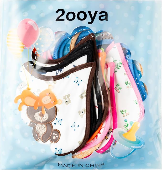 Cotton Waterproof Baby Bibs - Image 7