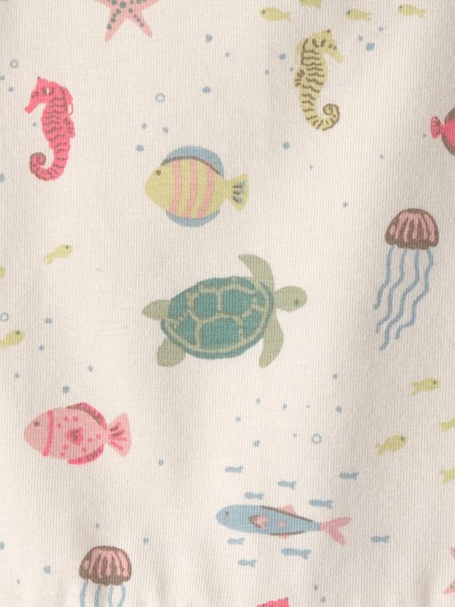 little planet by carter's Unisex Baby Organic Cotton Gauze Shortall - Image 3