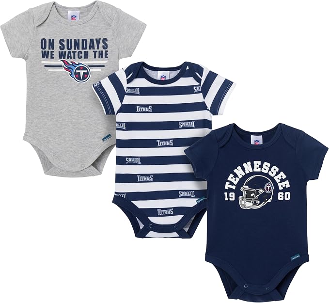 Gerber NFL Baby Boys 3-Pack Onesie Bodysuit by Gerber