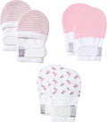 Baby Newborn No Scratch Mittens Stay On, 100% Cotton Adjustable 0-12M | Soft by HAPIU
