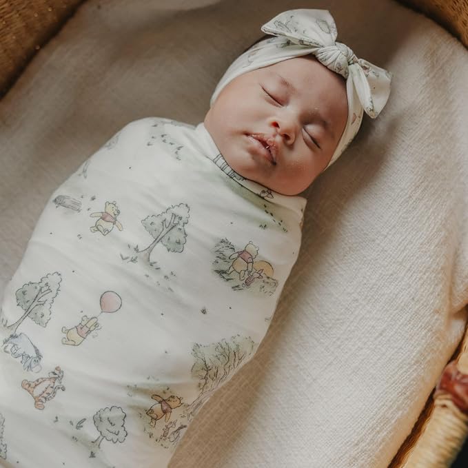 Copper Pearl Swaddle Blankets for Newborns | Soft Stretchy Receiving Blankets - Image 4