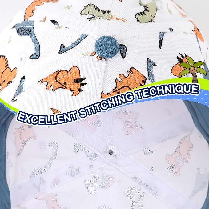 Toddler Baby Baseball Snapback hat Infant Baseball Cap Polyester | 0-24m - Image 4