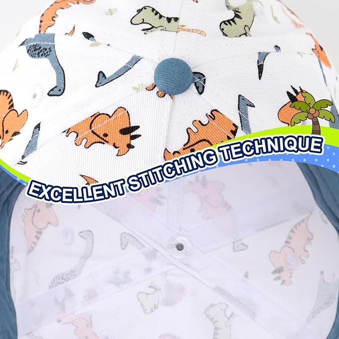 Toddler Baby Baseball Snapback hat Infant Baseball Cap Polyester | 0-24m - Image 4