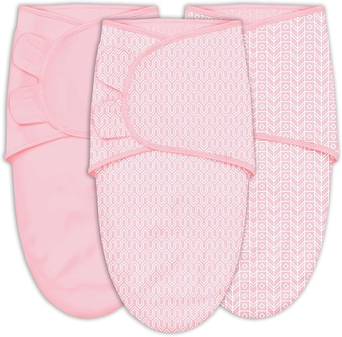 SWEET DOLPHIN 3-Pack Baby Swaddle Sleep Sacks by SWEET+DOLPHIN