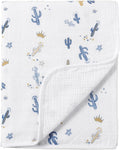 CREVENT 40''X40'' 100% Organic Cotton Muslin Baby Blanket by CREVENT