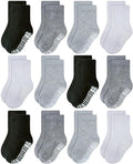 RATIVE Non Skid Anti Slip Crew Socks by RATIVE