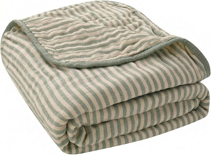 Ultra Soft Muslin Baby Blanket by HardNok