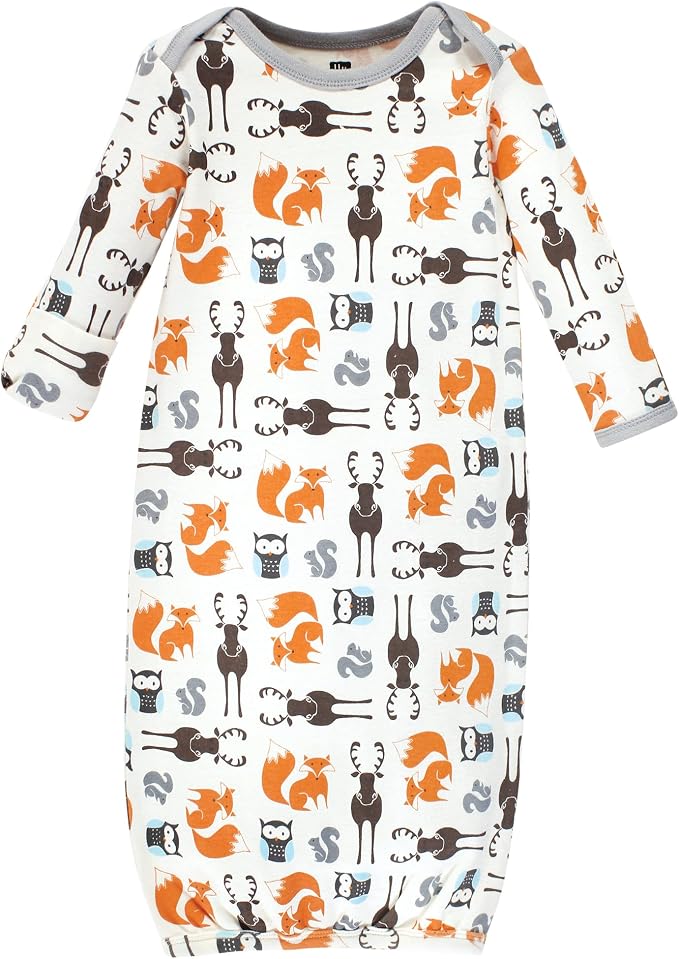 Hudson Baby unisex-baby Cotton Gowns - Image 3