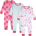 Onesies Brand Baby Girls 3-Pack Snug Fit One Piece Cotton Pajamas by OnesiesBrand