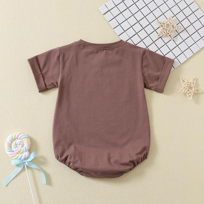 Jimonda Baby Bubble Romper Short Sleeve Bodysuit T-Shirt | 100% Cotton - Image 5