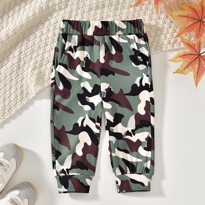 Toddler Baby Boys Camouflage Sweatsuit - Image 4